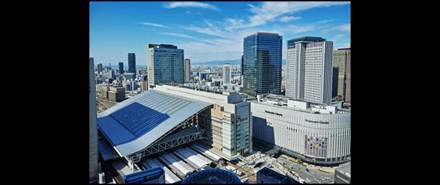 大阪駅北ビル　俯瞰写真